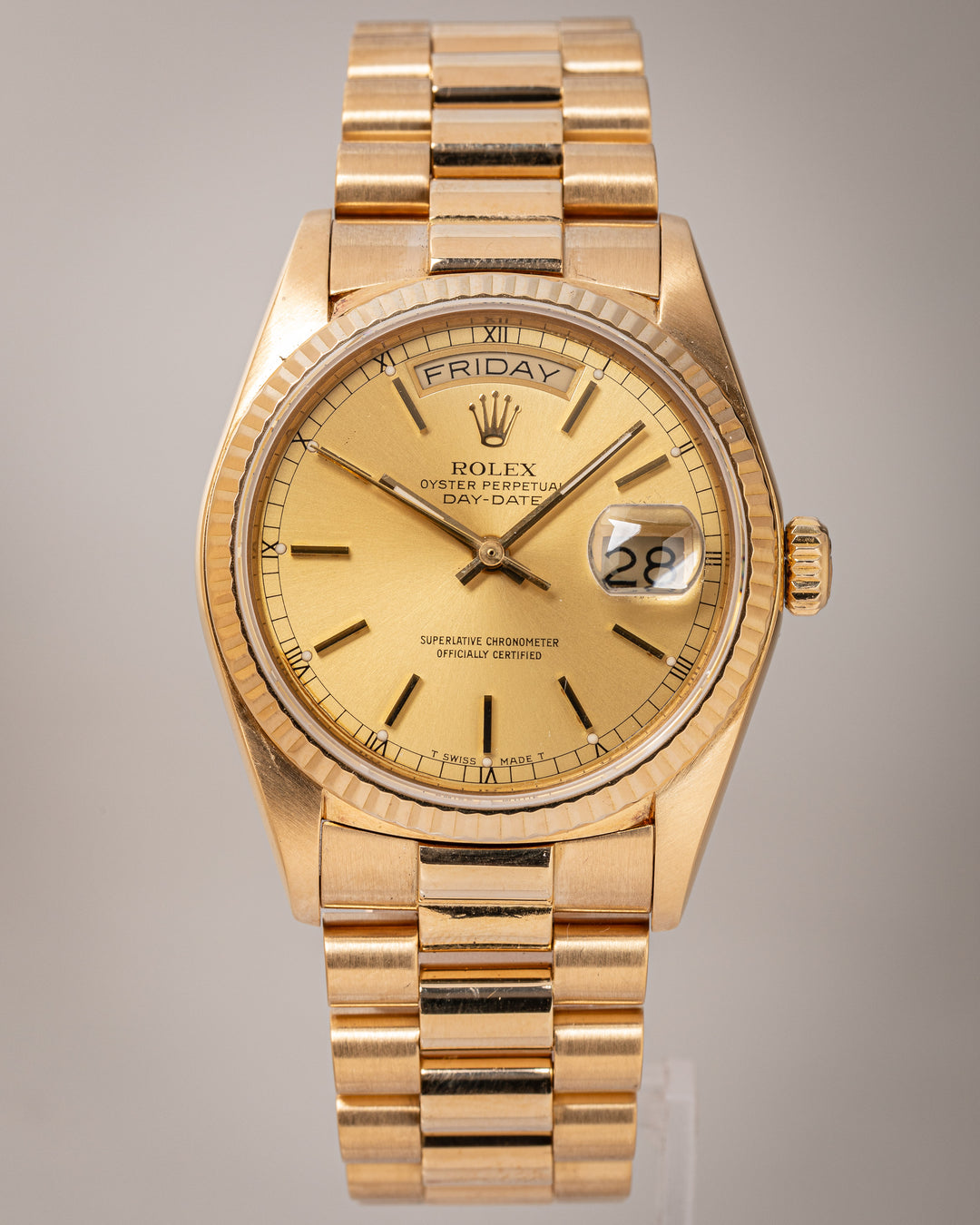 Rolex 18k Yellow Gold Day-Date (18038)