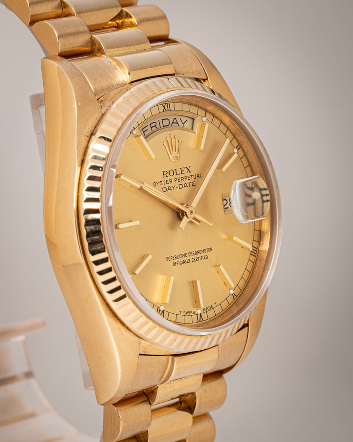 Rolex 18k Yellow Gold Day-Date (18038)