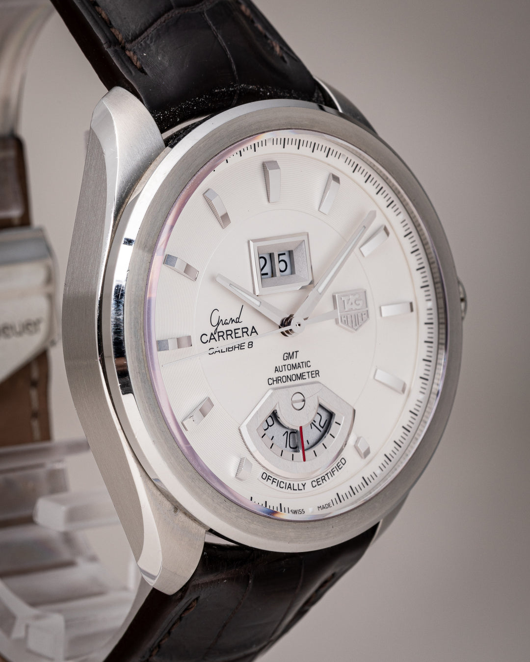TAG Heuer Stainless Steel Grand Carrera Calibre 8 GMT (WAV5112)