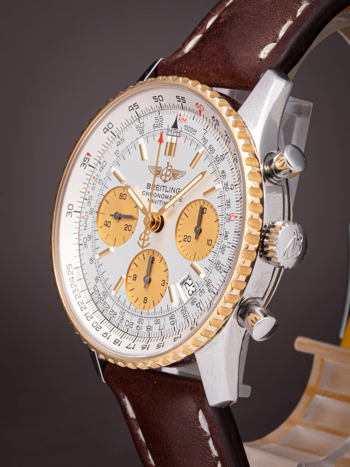 Breitling Stainless Steel and 18k Yellow Gold Navitimer Chronograph (D23322)