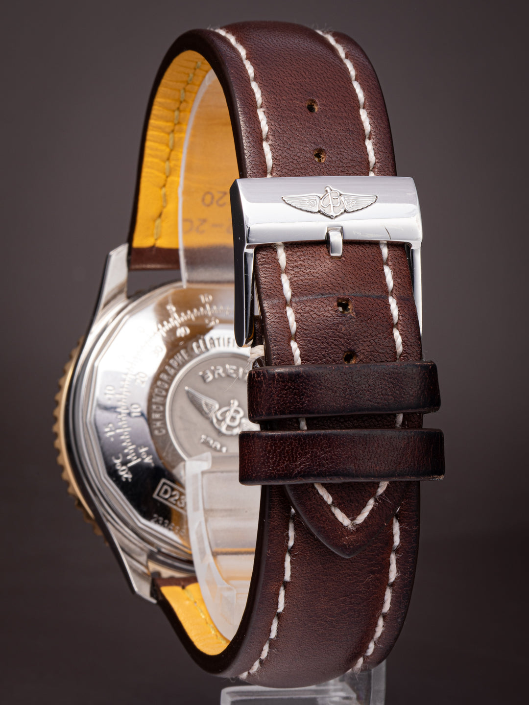 Breitling Stainless Steel and 18k Yellow Gold Navitimer Chronograph (D23322)
