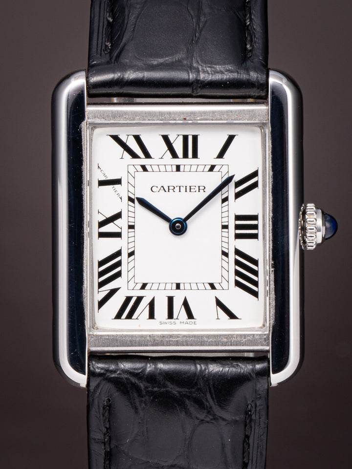 Cartier Stainless Steel Women's Tank Solo Quartz (W5200005)