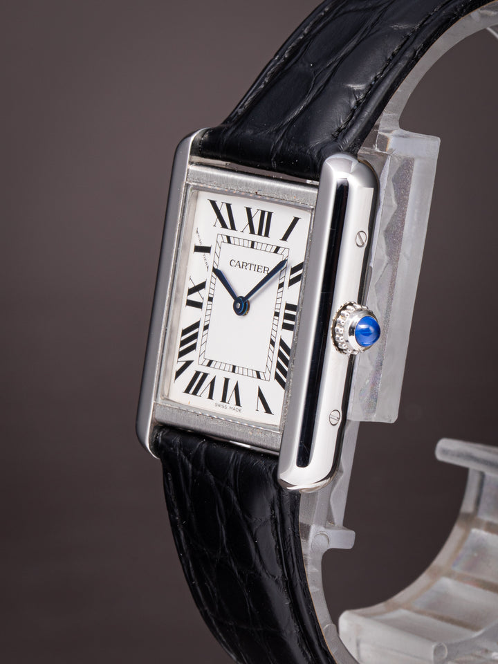 Cartier Stainless Steel Women's Tank Solo Quartz (W5200005)