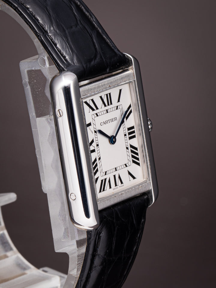 Cartier Stainless Steel Women's Tank Solo Quartz (W5200005)