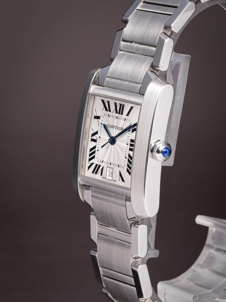Cartier Stainless Steel Tank Française Automatic (W51002Q3)