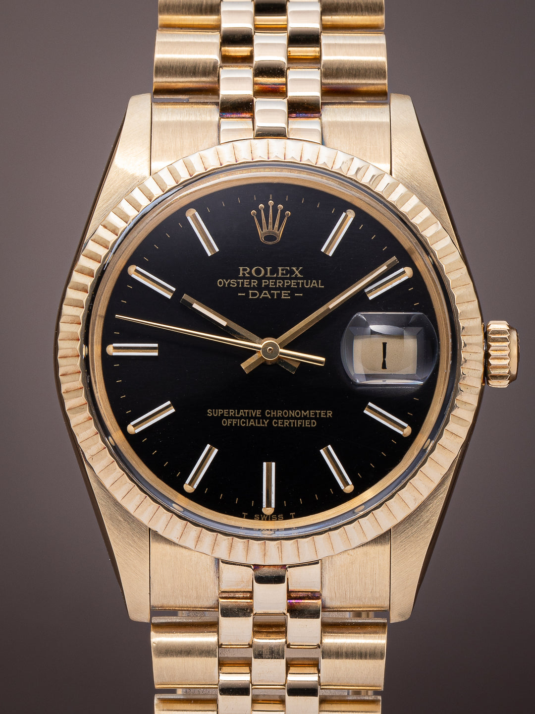 Rolex 14k Yellow Gold Date (15037)