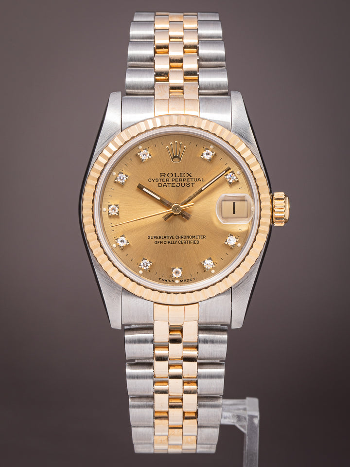 Rolex Stainless Steel and 18k Yellow Gold Women's Datejust (68273)