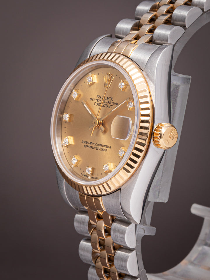 Rolex Stainless Steel and 18k Yellow Gold Women's Datejust (68273)
