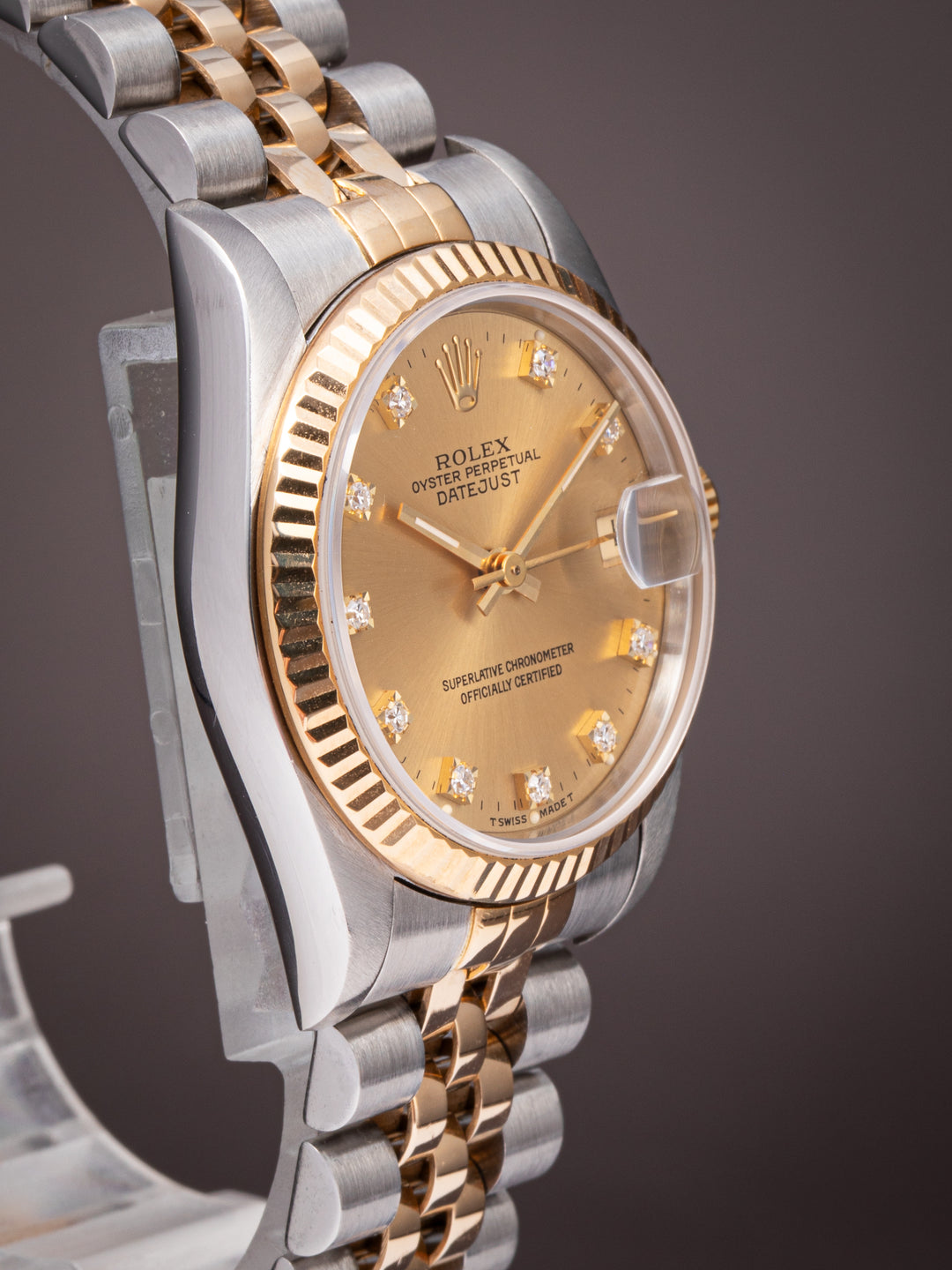 Rolex Stainless Steel and 18k Yellow Gold Women's Datejust (68273)