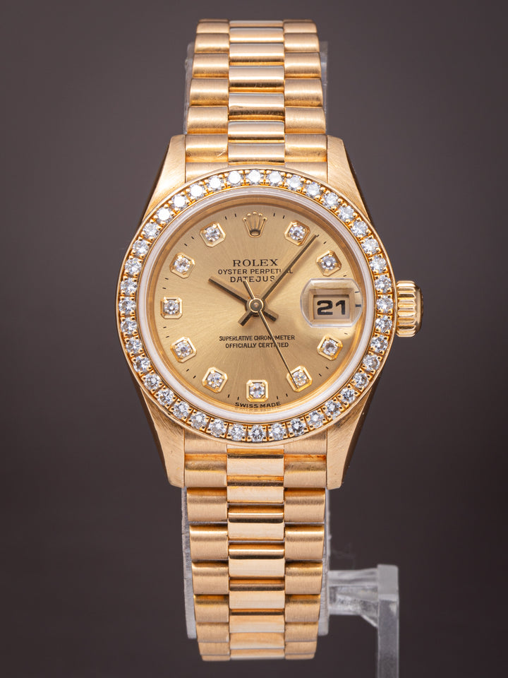 Rolex 18k Yellow Gold Women's Datejust (69138)