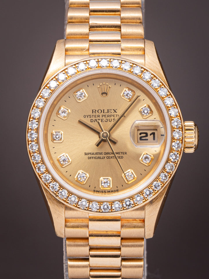 Rolex 18k Yellow Gold Women's Datejust (69138)