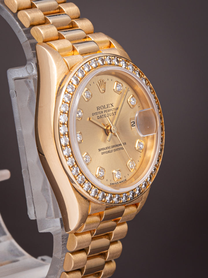 Rolex 18k Yellow Gold Women's Datejust (69138)