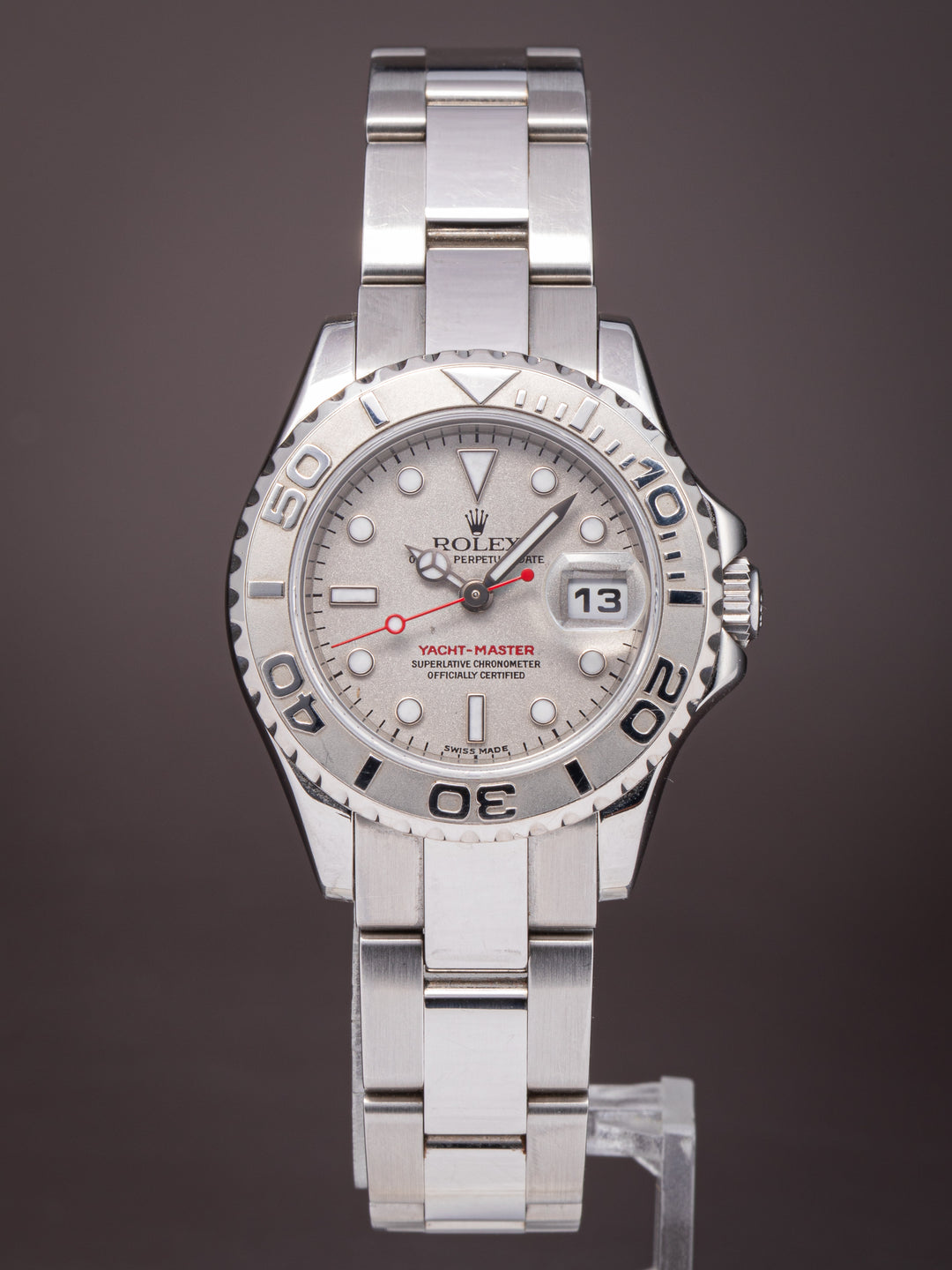 Rolex Stainless Steel and Platinum Women's Yacht-Master (169622)