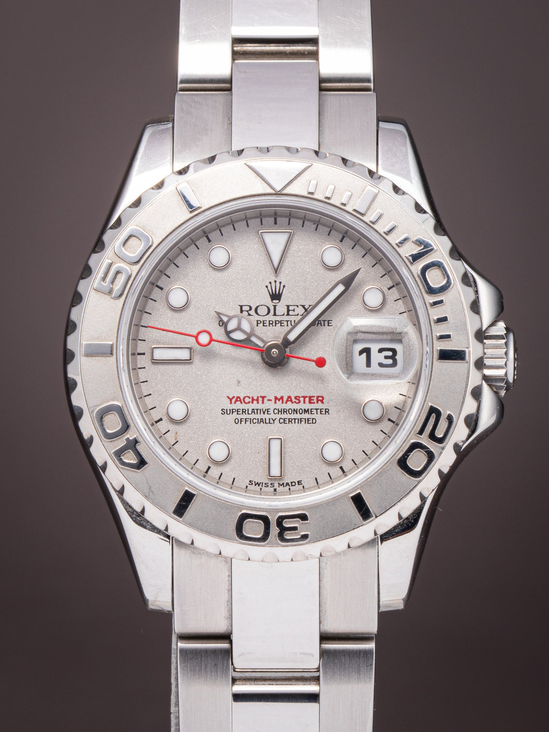 Rolex Stainless Steel and Platinum Women's Yacht-Master (169622)
