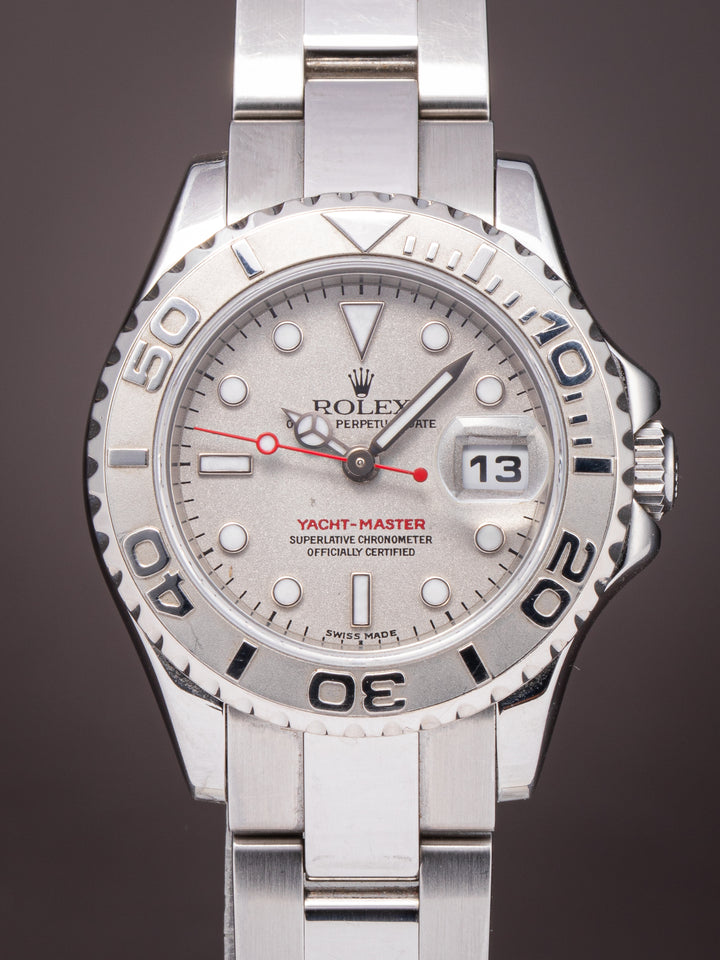 Rolex Stainless Steel and Platinum Women's Yacht-Master (169622)