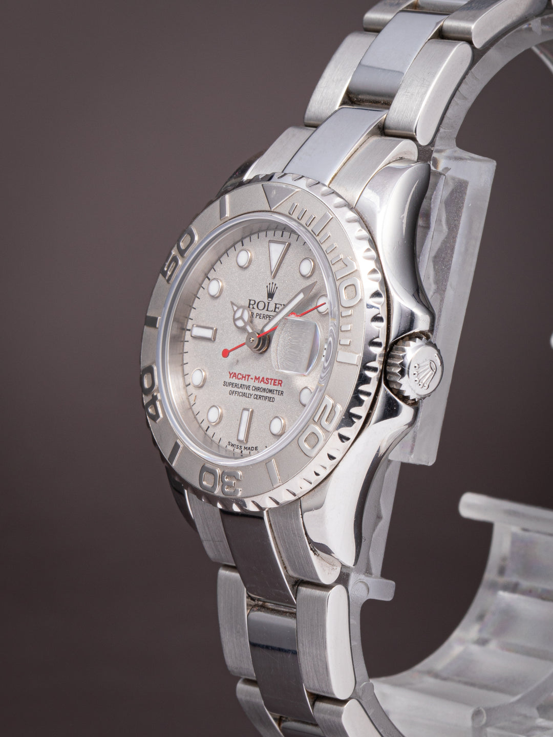 Rolex Stainless Steel and Platinum Women's Yacht-Master (169622)