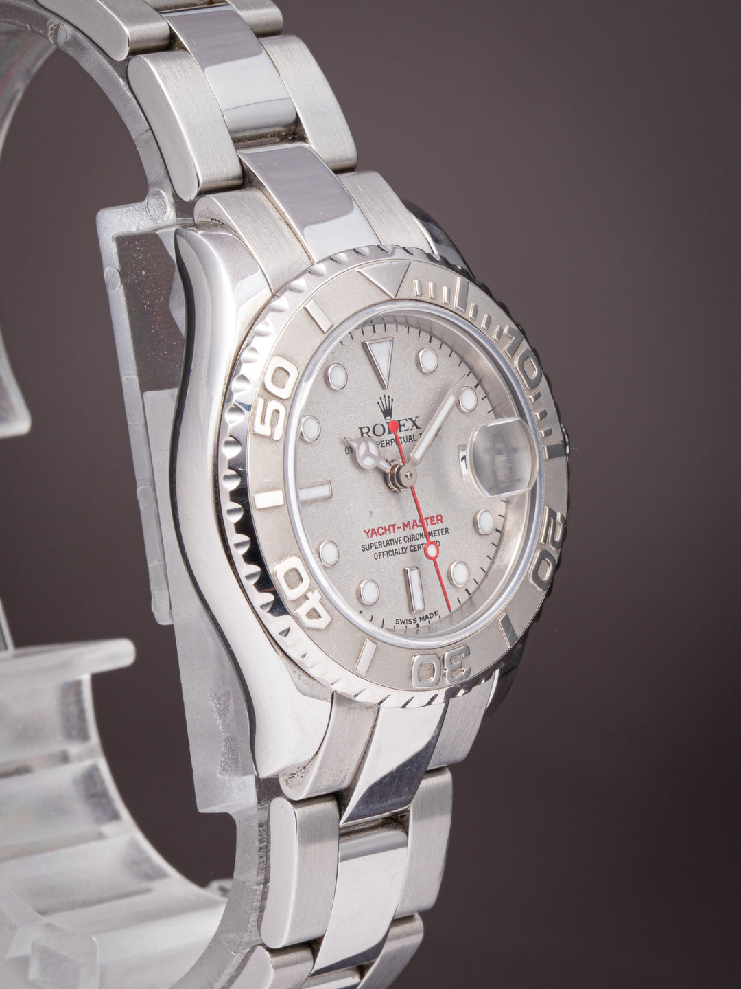 Rolex Stainless Steel and Platinum Women's Yacht-Master (169622)