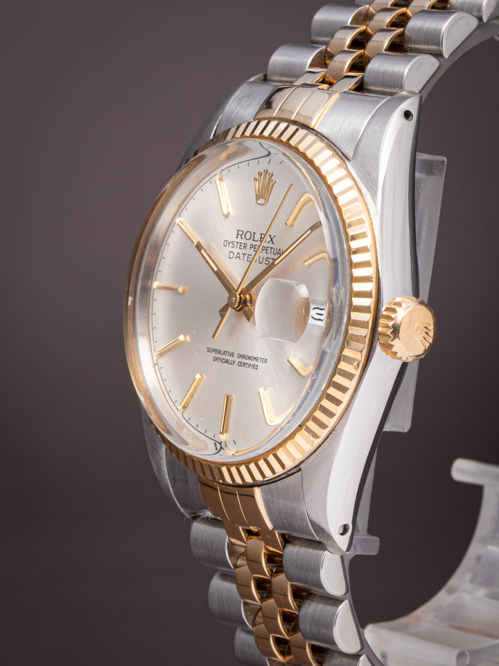 Rolex Stainless Steel and 18k Yellow Gold Datejust (16013)