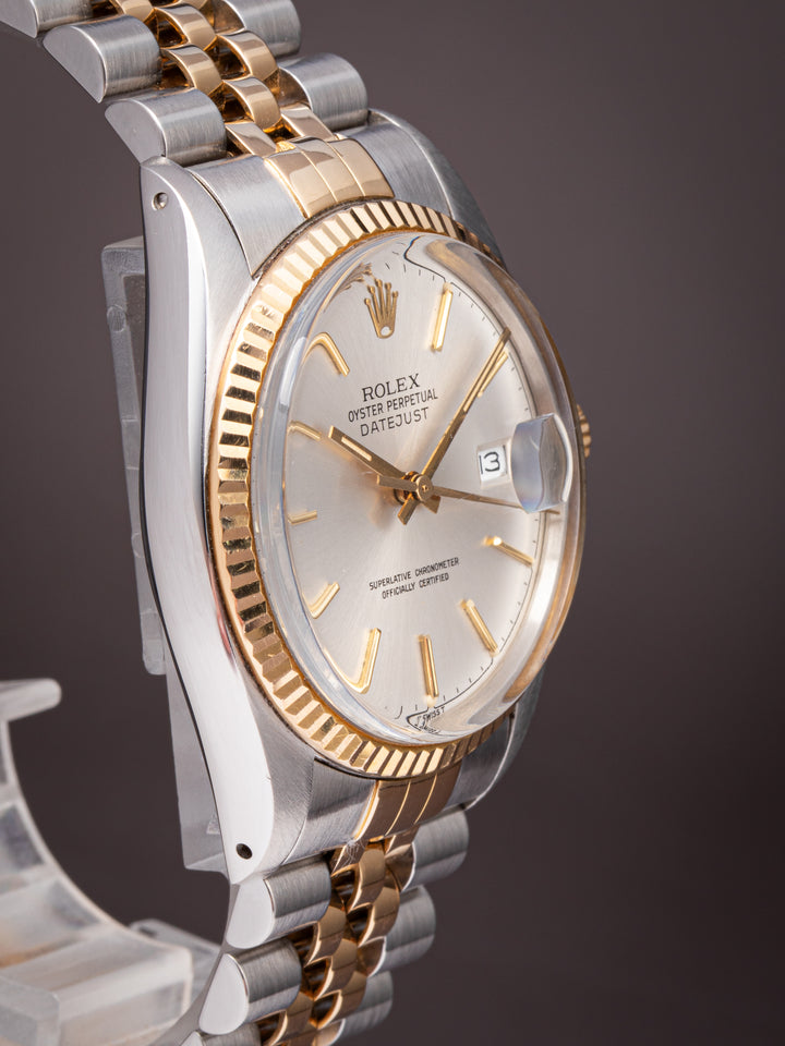 Rolex Stainless Steel and 18k Yellow Gold Datejust (16013)