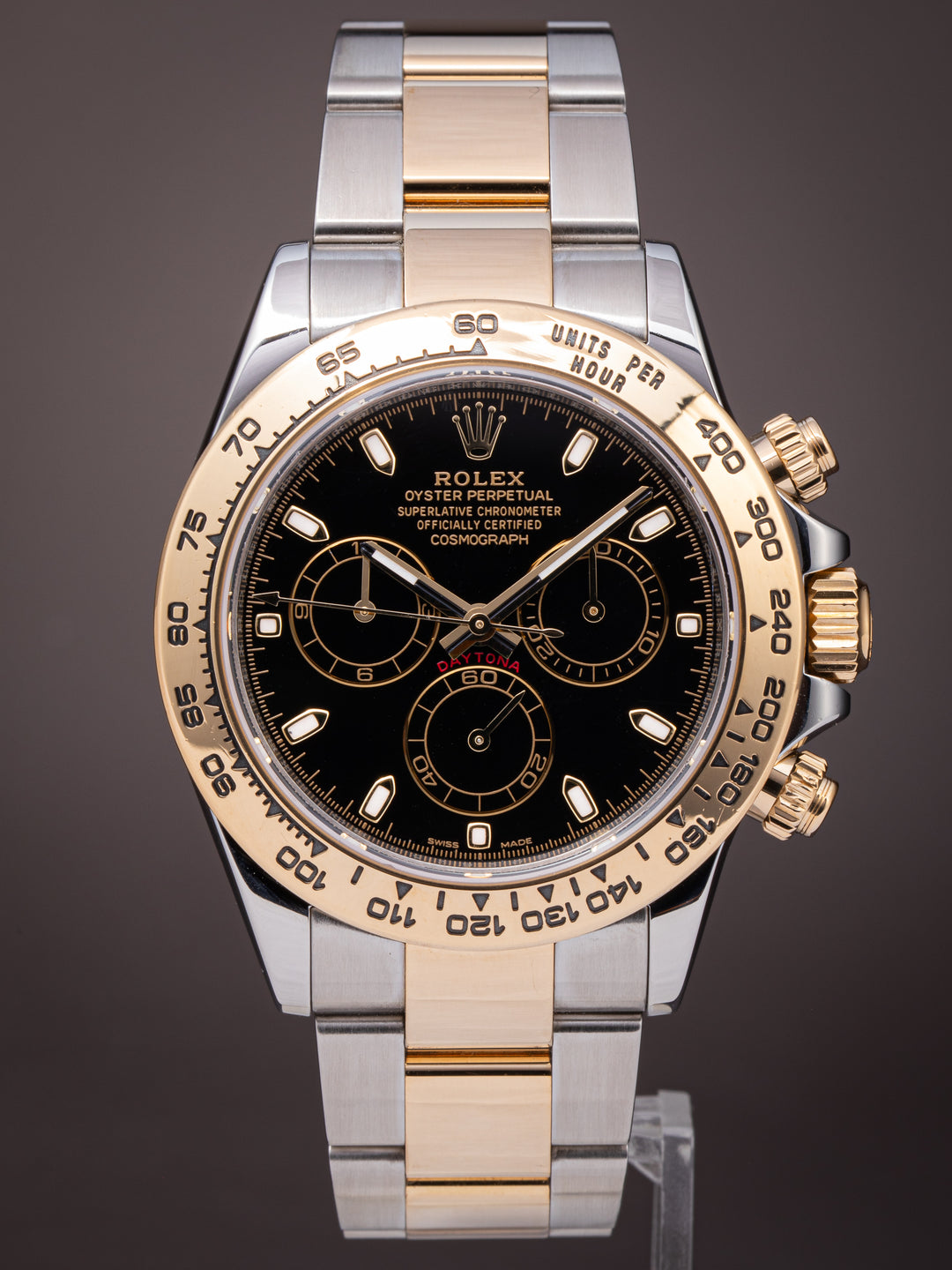 Rolex Stainless Steel and 18k Yellow Gold Cosmograph Daytona (116503)