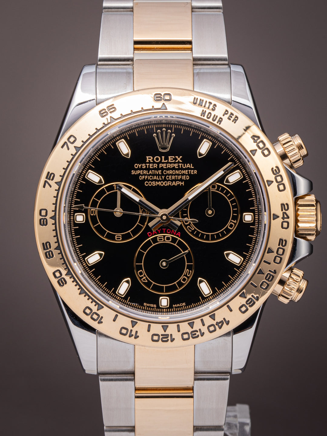 Rolex Stainless Steel and 18k Yellow Gold Cosmograph Daytona (116503)