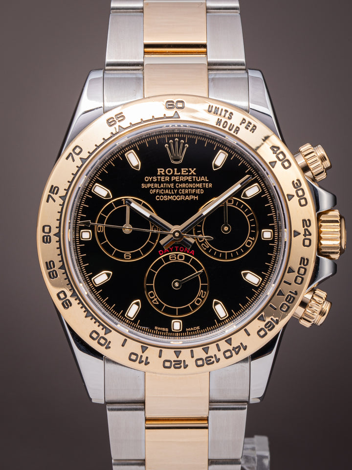 Rolex Stainless Steel and 18k Yellow Gold Cosmograph Daytona (116503)