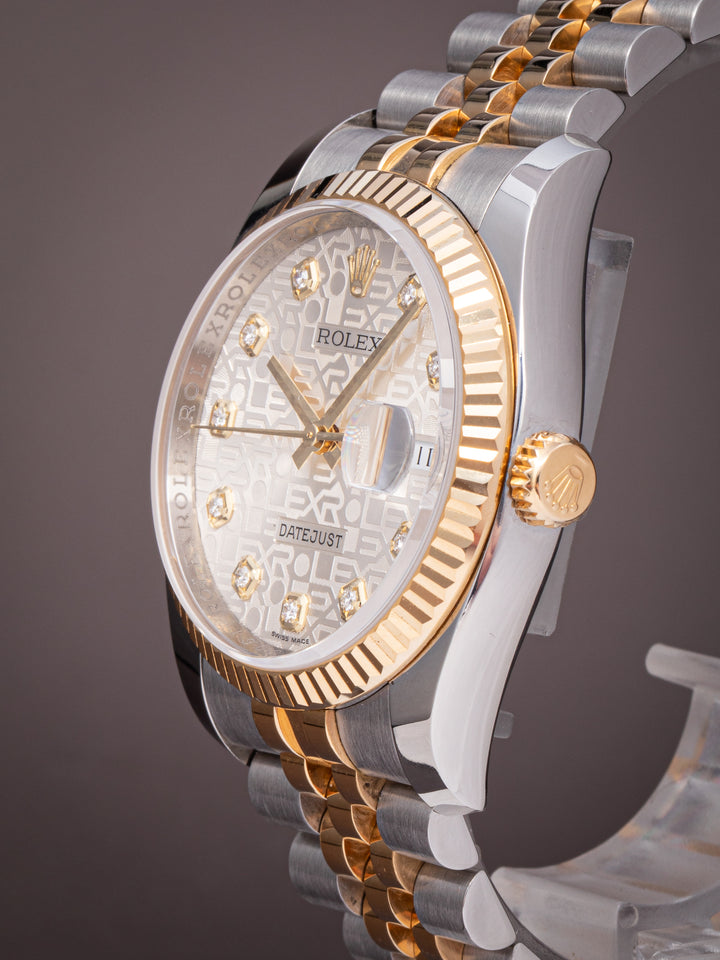 Rolex Stainless Steel and 18k Yellow Gold Datejust (116233)
