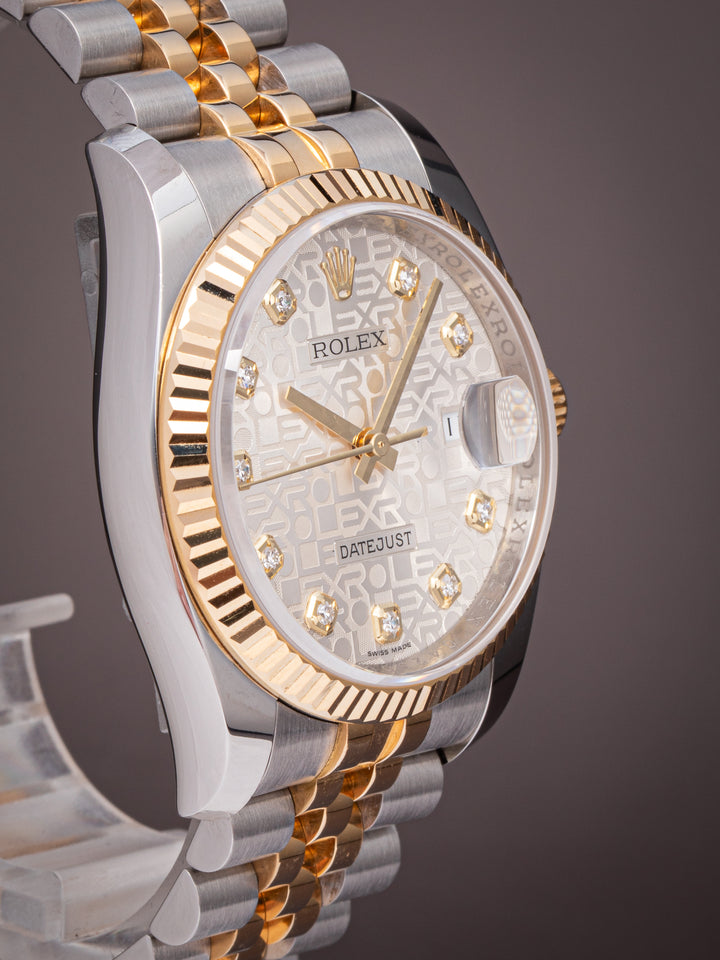 Rolex Stainless Steel and 18k Yellow Gold Datejust (116233)
