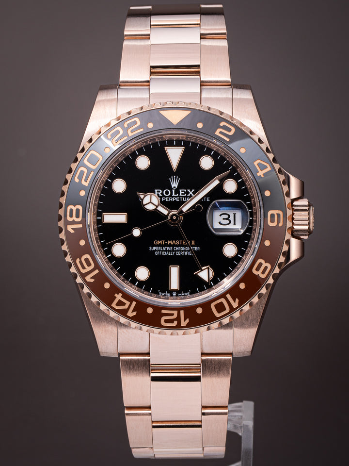 Rolex 18k Rose Gold GMT-Master II (126715CHNR)