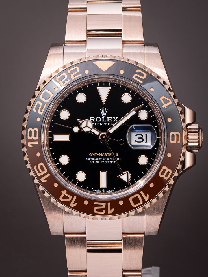 Rolex 18k Rose Gold GMT-Master II (126715CHNR)