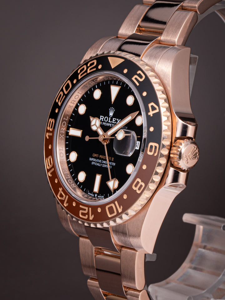 Rolex 18k Rose Gold GMT-Master II (126715CHNR)