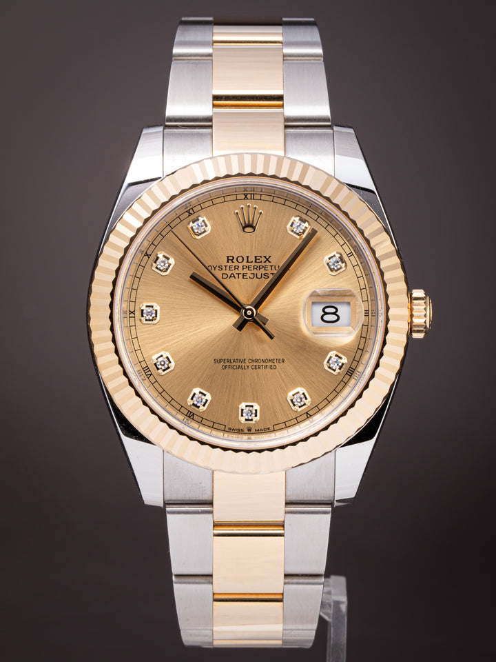 Rolex Stainless Steel and 18k Yellow Gold Datejust 41 (126333) *UNWORN*