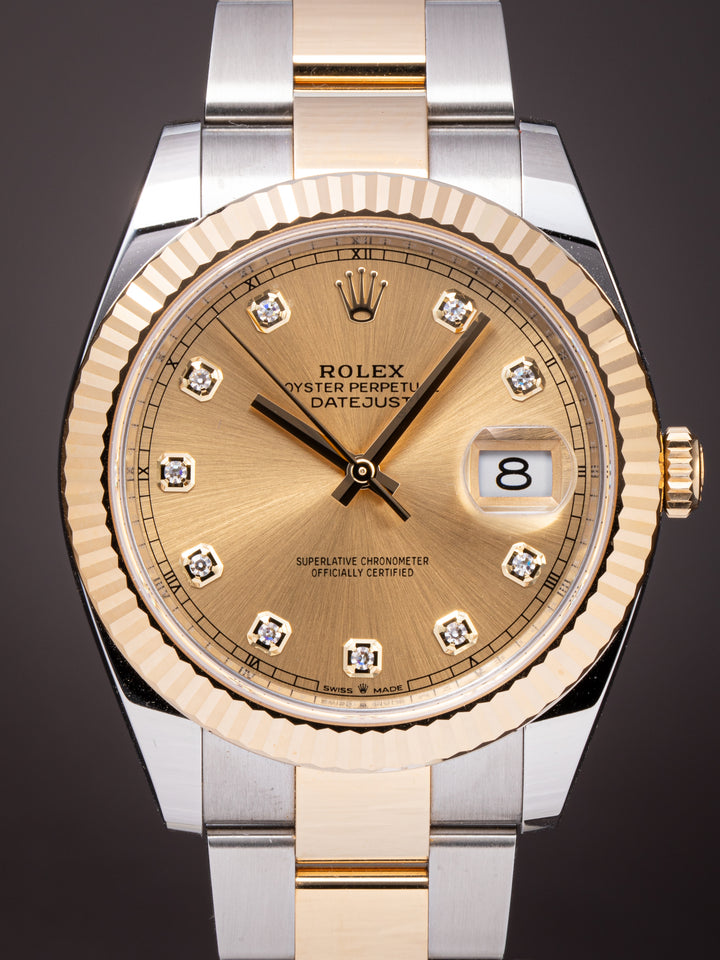 Rolex Stainless Steel and 18k Yellow Gold Datejust 41 (126333) *UNWORN*