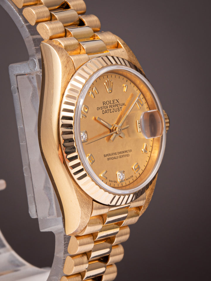 Rolex 18k Yellow Gold Women's Datejust (69178)