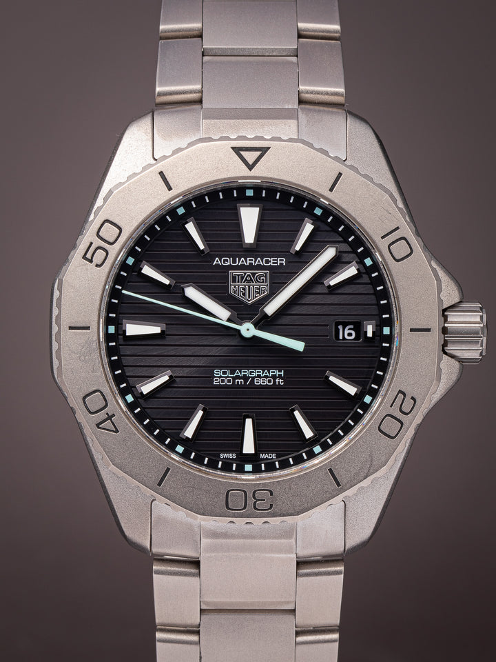 TAG Heuer Titanium Aquaracer Professional Solargraph (WBP1180)