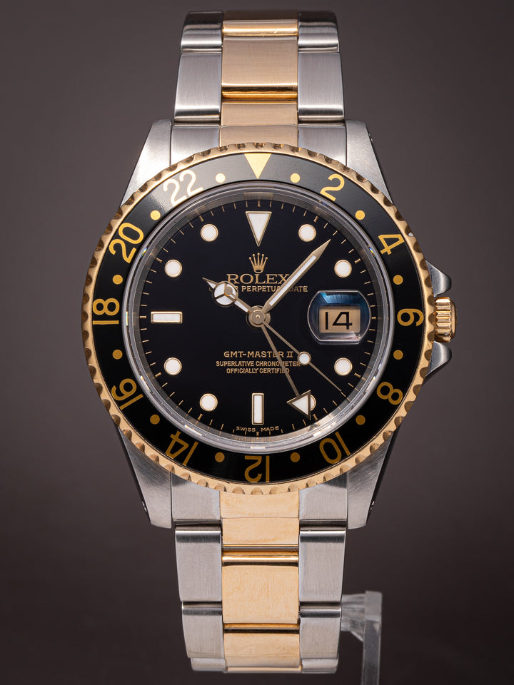Rolex Stainless Steel and 18k Yellow Gold GMT-Master II (16713LN)