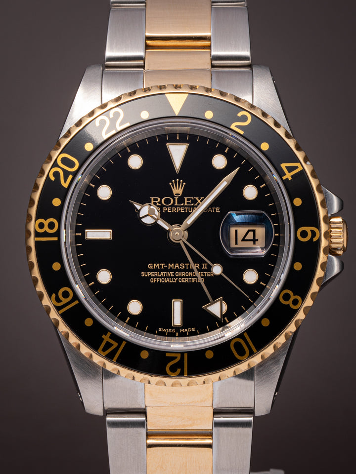 Rolex Stainless Steel and 18k Yellow Gold GMT-Master II (16713LN)
