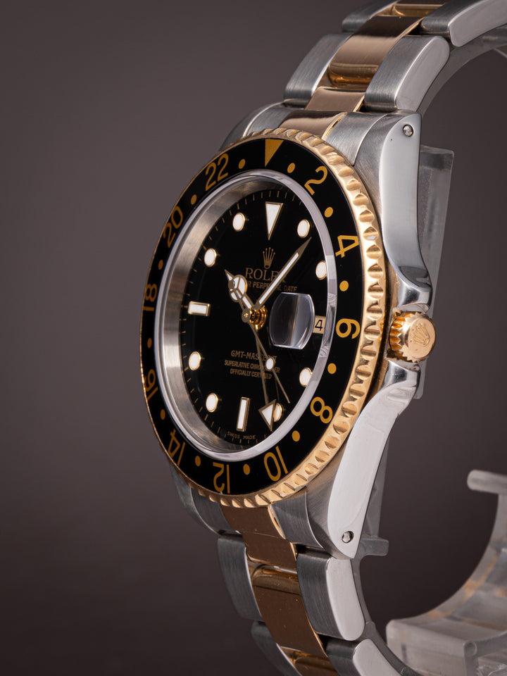 Rolex Stainless Steel and 18k Yellow Gold GMT-Master II (16713LN)