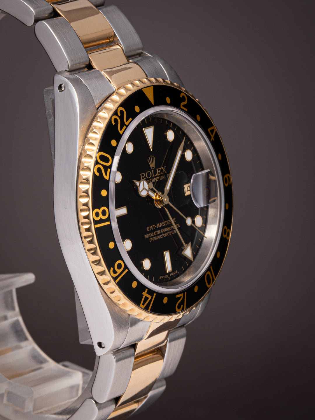 Rolex Stainless Steel and 18k Yellow Gold GMT-Master II (16713LN)