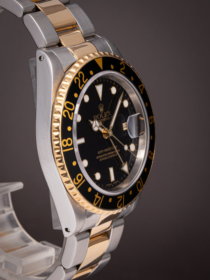 Rolex Stainless Steel and 18k Yellow Gold GMT-Master II (16713LN)