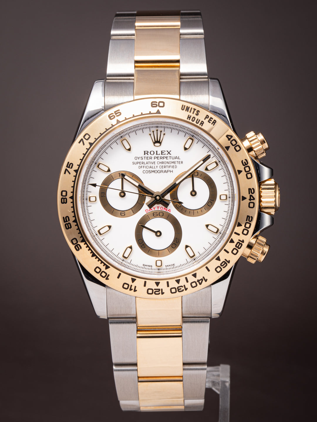 Rolex Stainless Steel and 18k Yellow Gold Cosmograph Daytona (116503)