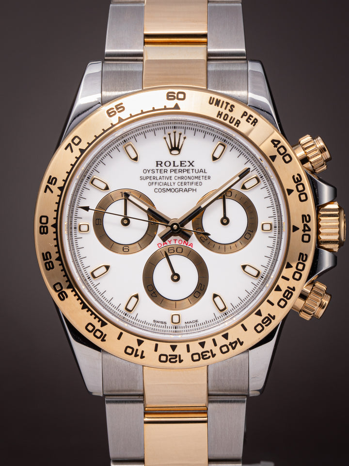 Rolex Stainless Steel and 18k Yellow Gold Cosmograph Daytona (116503)
