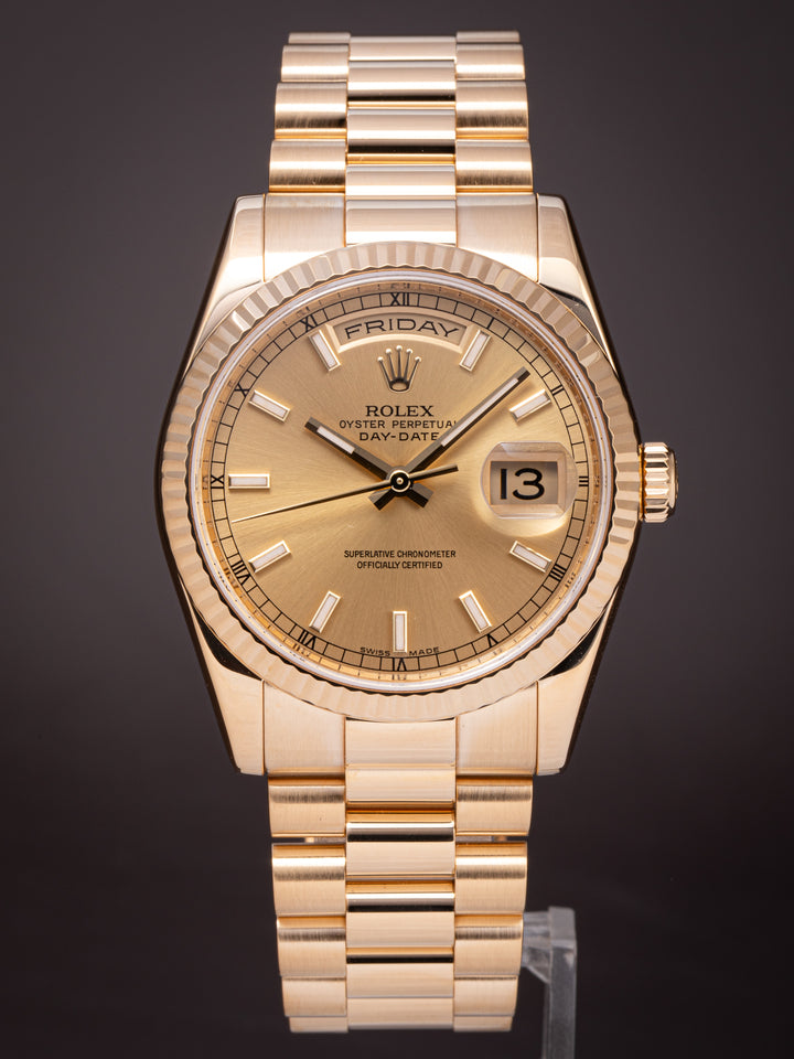 Rolex 18k Yellow Gold Day-Date (118238)
