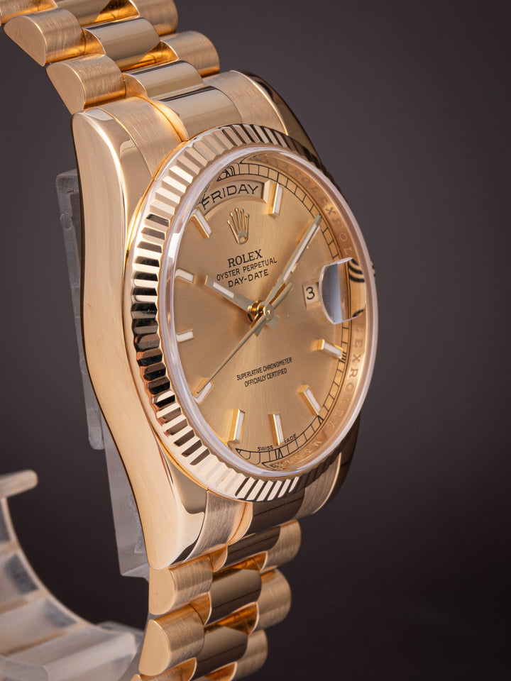 Rolex 18k Yellow Gold Day-Date (118238)