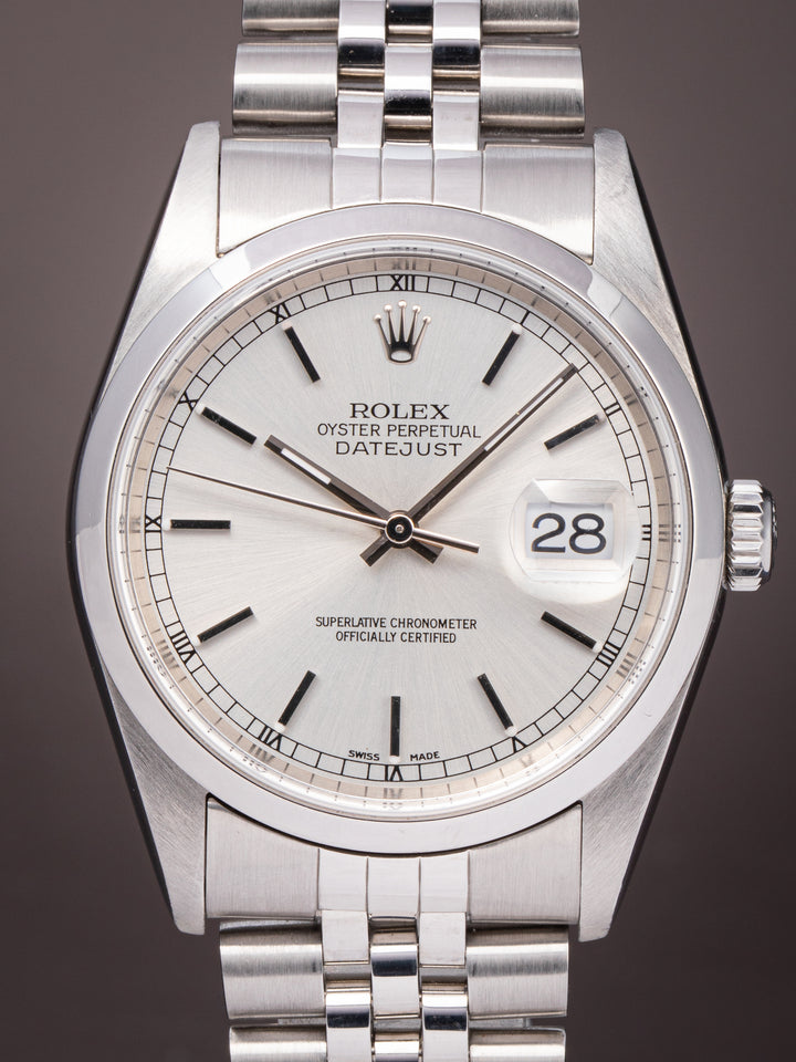 Rolex Stainless Steel Datejust (16200)