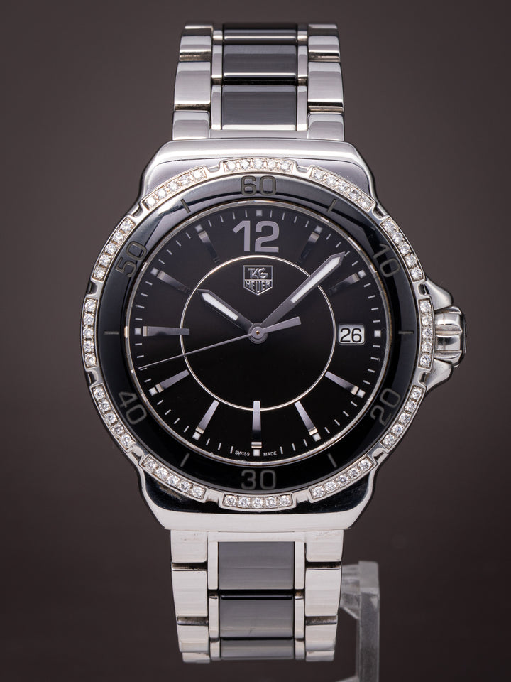 TAG Heuer Stainless Steel and Ceramic Women's Formula 1 Quartz (WAH1212)