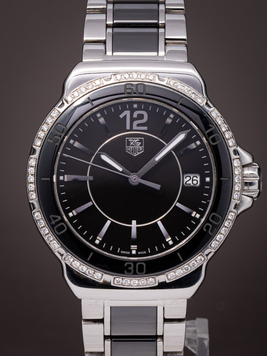 TAG Heuer Stainless Steel and Ceramic Women's Formula 1 Quartz (WAH1212)