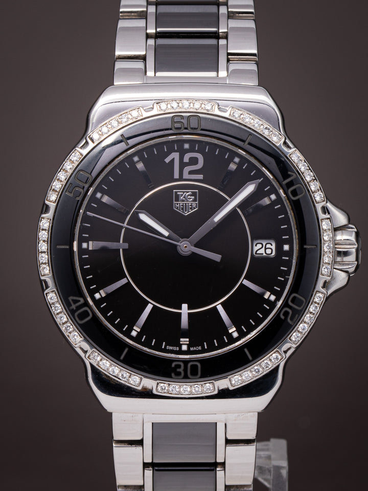TAG Heuer Stainless Steel and Ceramic Women's Formula 1 Quartz (WAH1212)