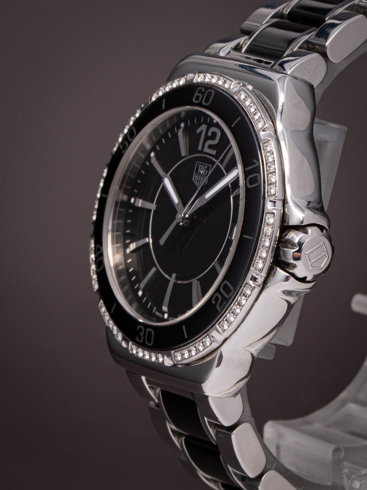 TAG Heuer Stainless Steel and Ceramic Women's Formula 1 Quartz (WAH1212)
