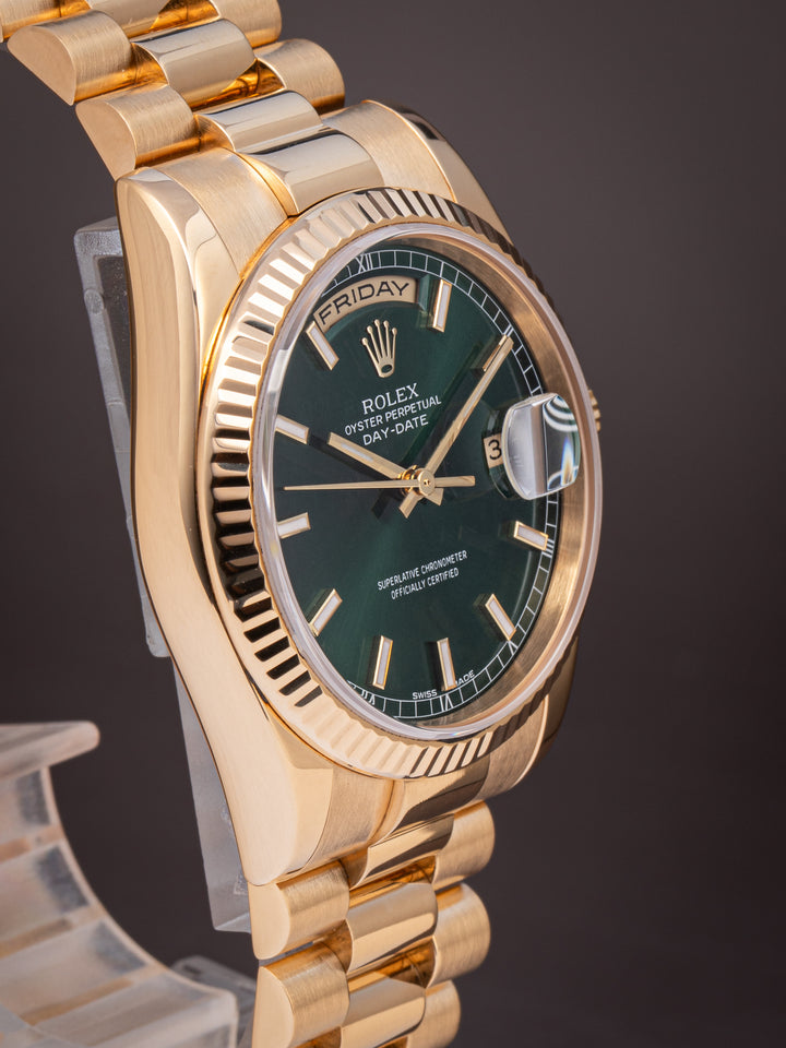 Rolex 18k Yellow Gold Day-Date (118238)